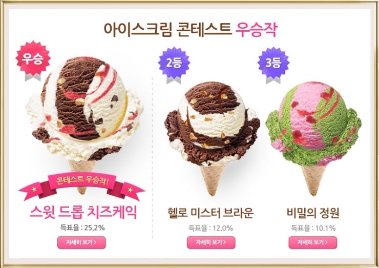 배스킨라빈스아이스크림 이미지