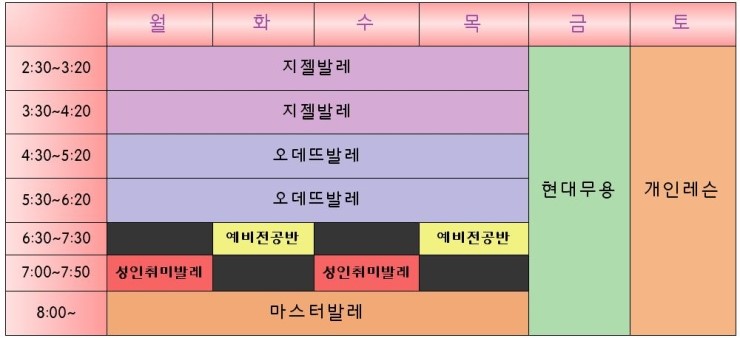 그랑발레아카데미학원 이미지