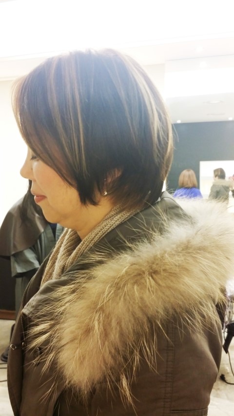 염색커트 이미지