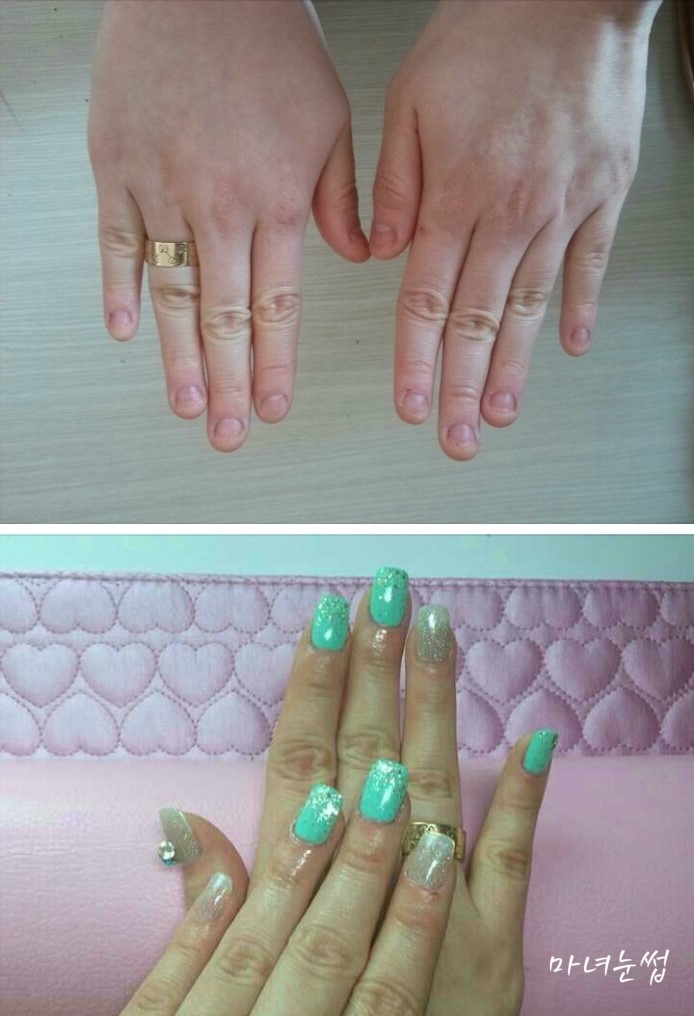 마녀속눈썹&네일 이미지