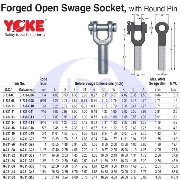 FORGED OPEN SWAGE SOCKET WITH ROUND PIN - YOKE : 네이버 블로그