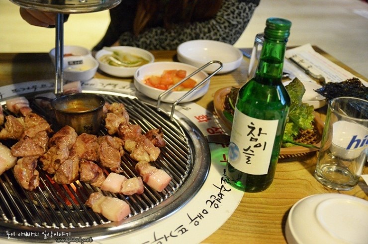 소주와삼겹살 이미지