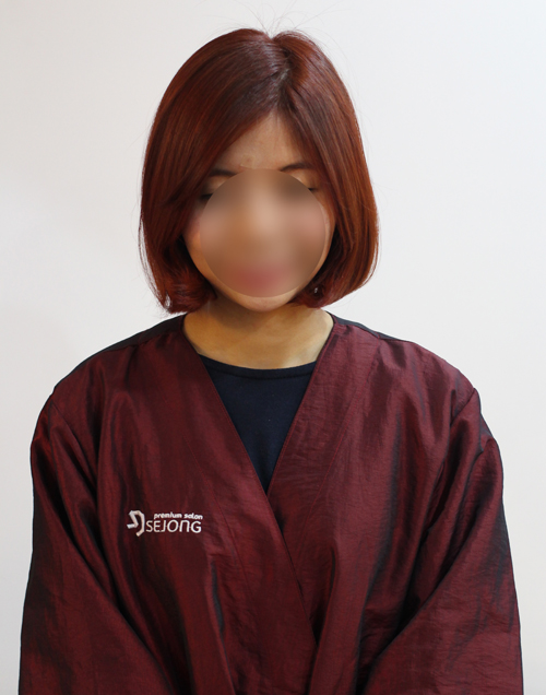 민오렌지헤어 이미지