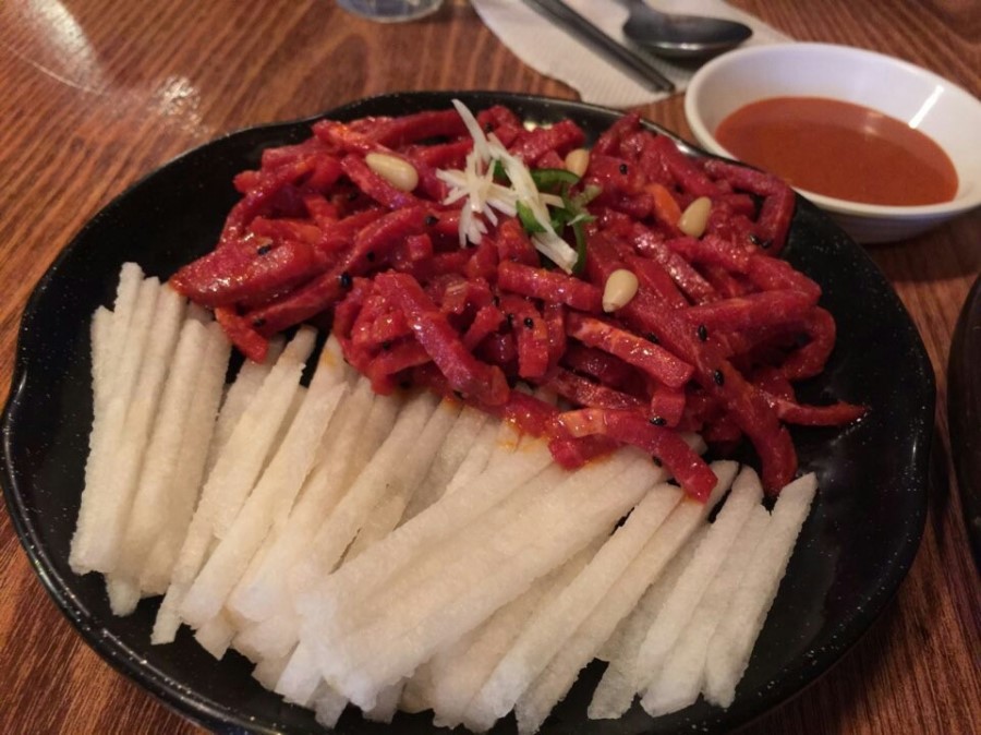 육회한잔 이미지