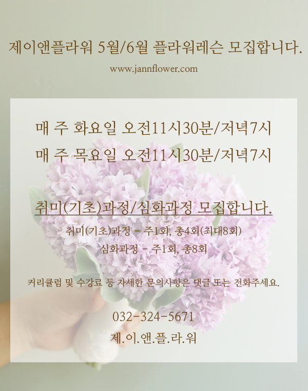 제이앤플라워 이미지