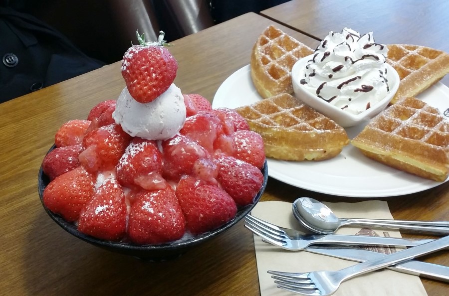 청주 빙수와플 이미지