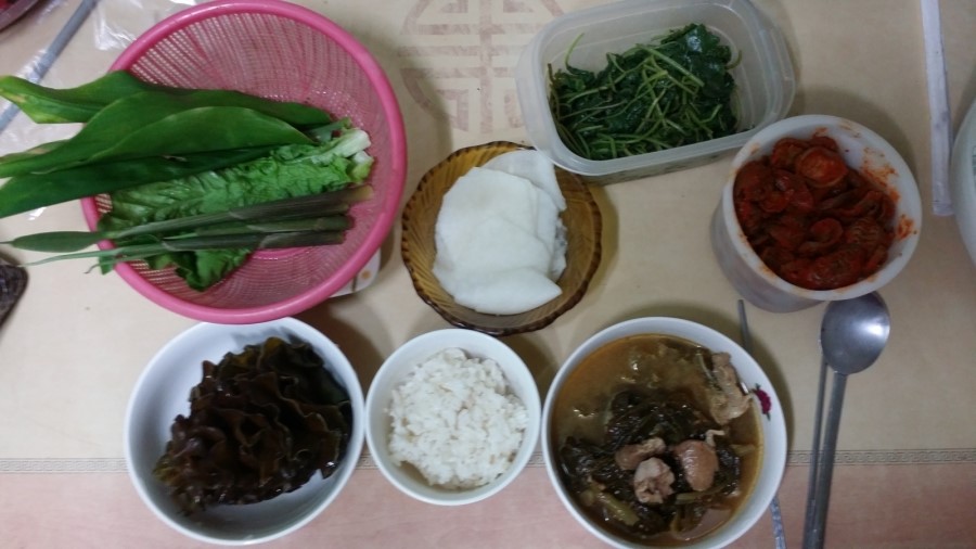 엄마의 고기 만찬 이미지