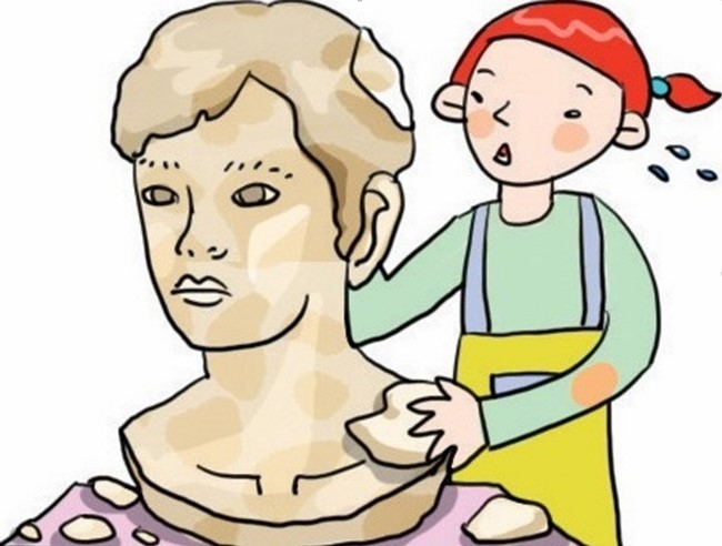 맞춤 보형물을 이용한 안면골 소조 개념