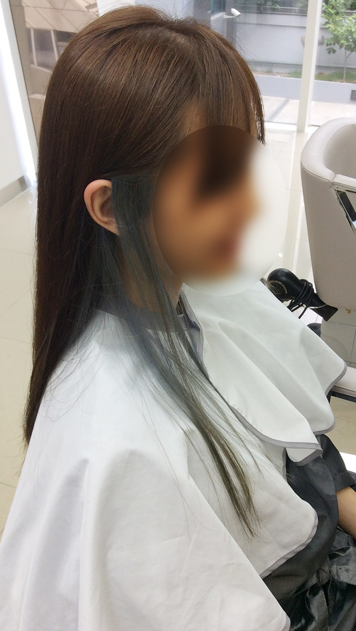 인헤어머리염색 이미지