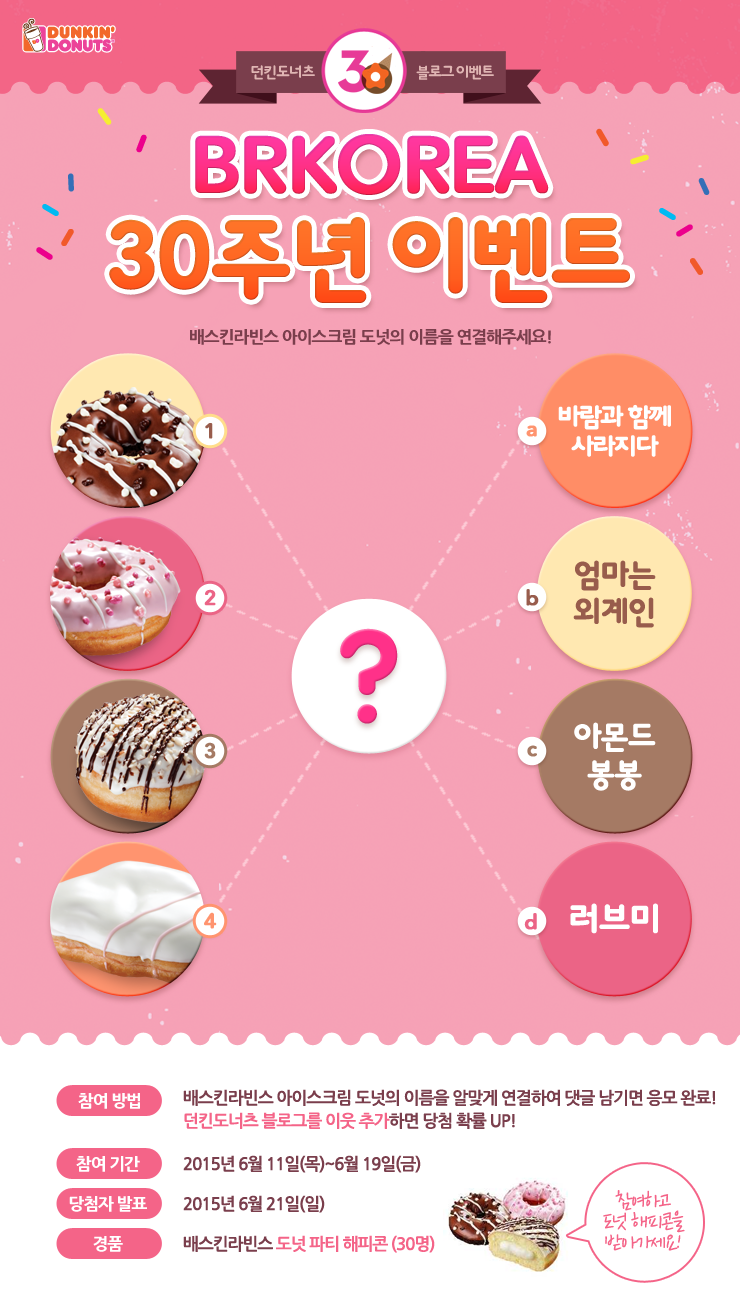 비알코리아던킨도너츠 이미지