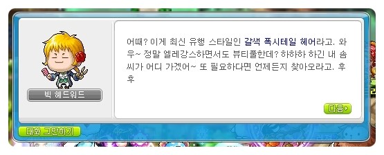 메이플헤어 이미지