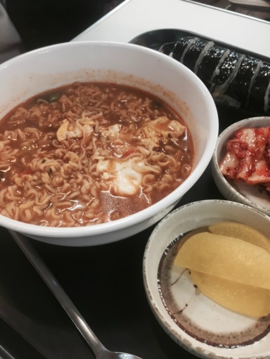 라면과김밥 이미지