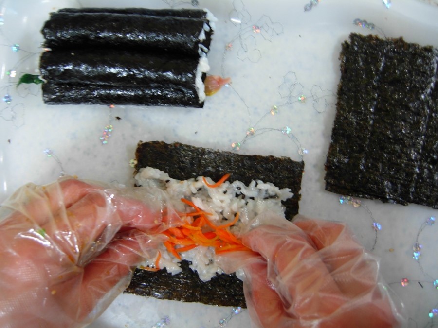 햄을품은김밥 이미지