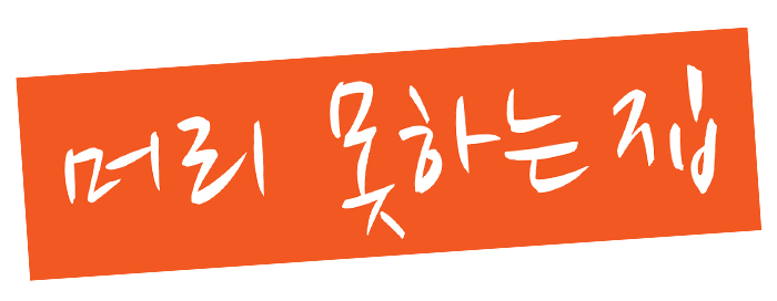 머리 못하는 집 이미지