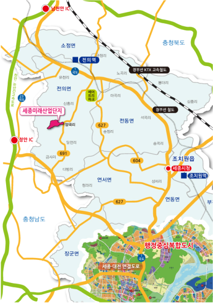 남천안IC(조치원) 이미지