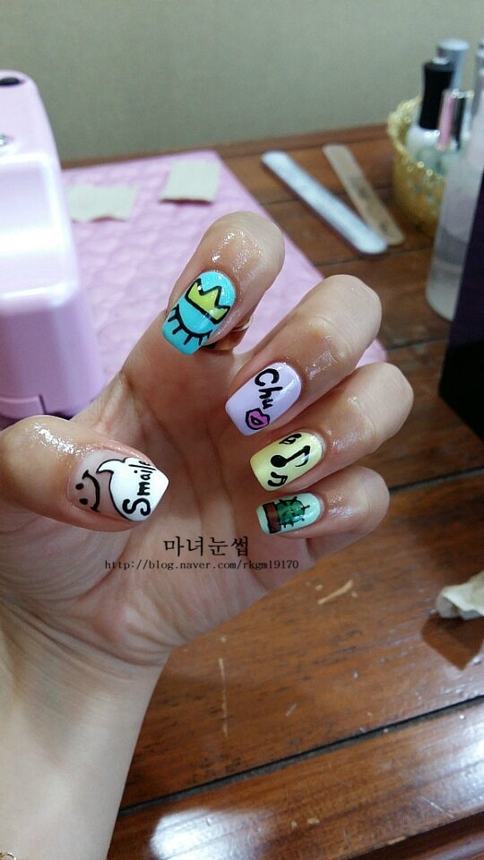 마녀속눈썹&네일 이미지