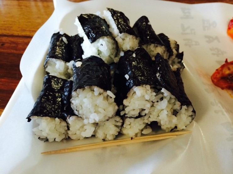 통영충무김밥 이미지