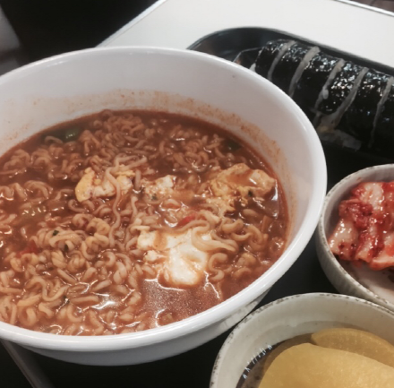 라면과김밥 이미지