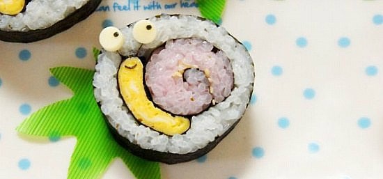 달팽이김밥 이미지