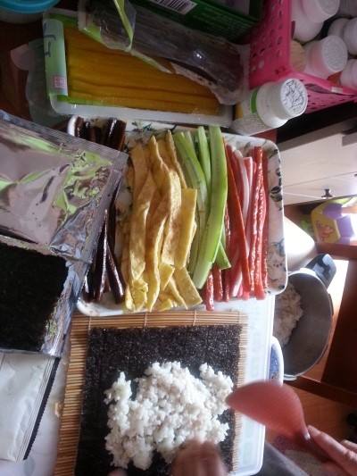 엄마랑김밥 이미지