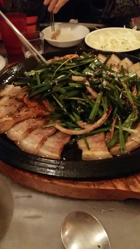 부추삼겹살 이미지