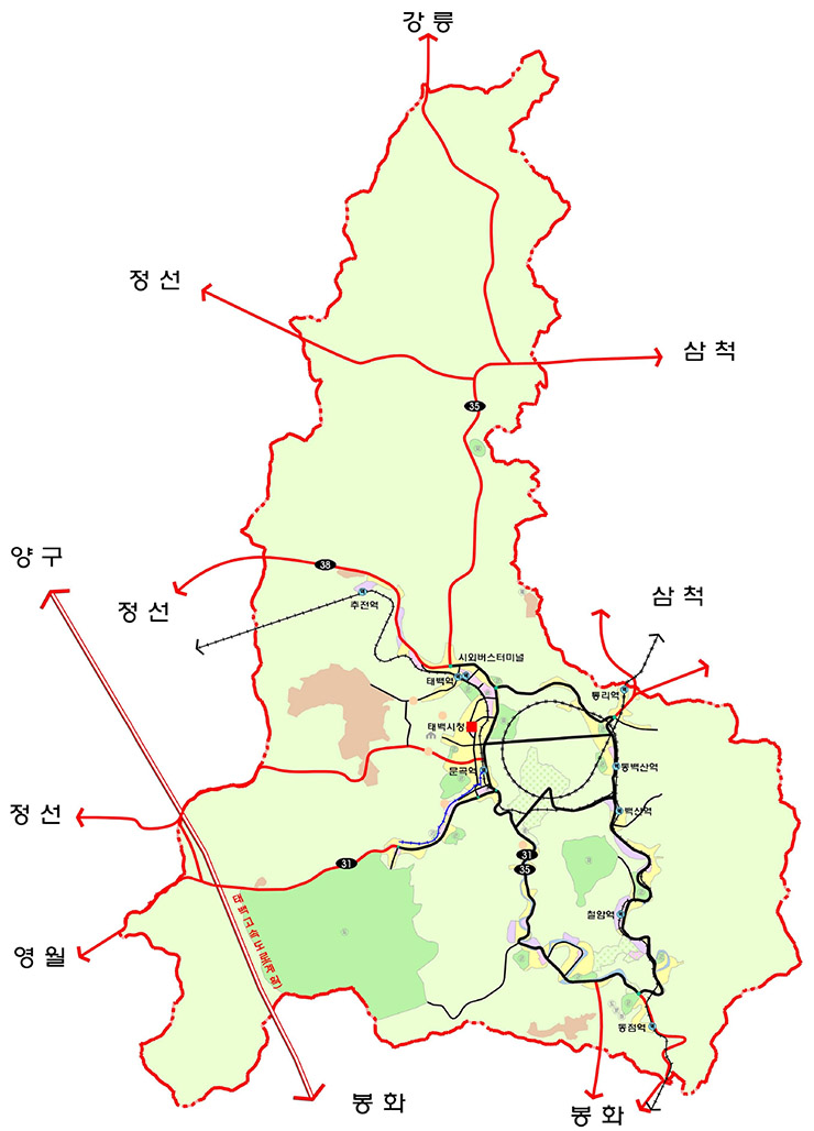 태백시 조망점 이미지