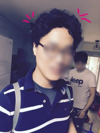 뽀글이 헤어샵 이미지