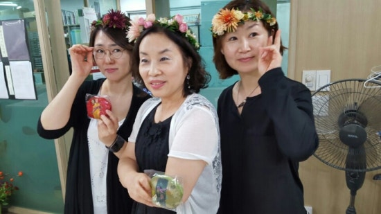 란스플로리스트꽃꽂이학원 이미지
