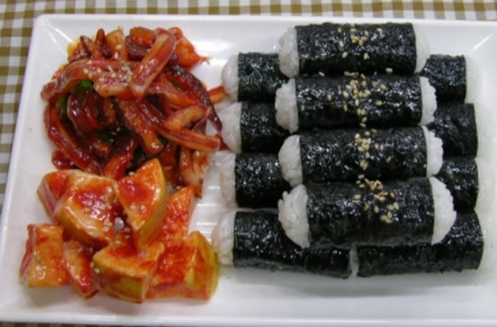 충무김밥 이미지