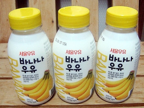 바나나우유 이미지
