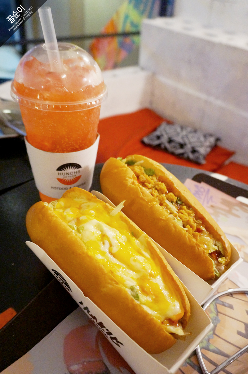 헌치스핫도그 이미지