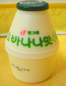 바나나우유 이미지