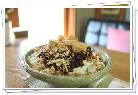 청춘팥빙수 이미지