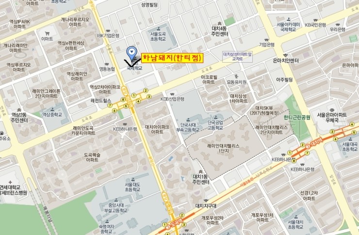 하남돼지집 한티점 이미지