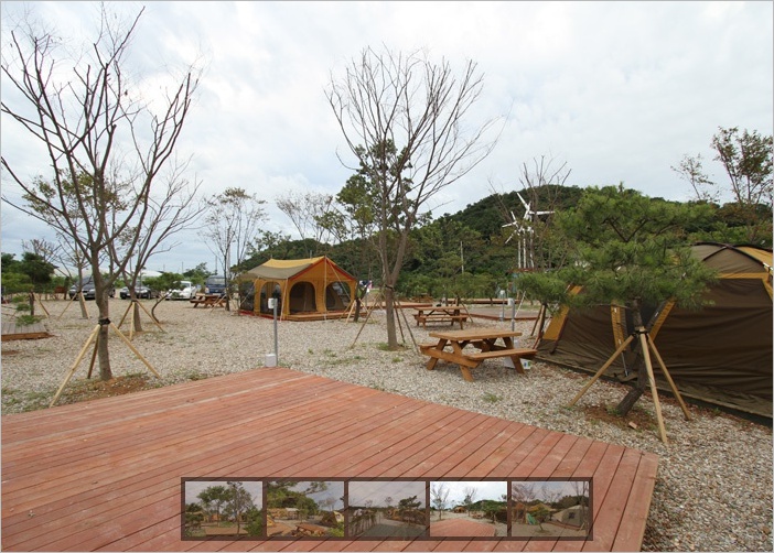 푸른섬 캠핑장 이미지