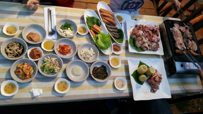 단장숲 바베큐 이미지