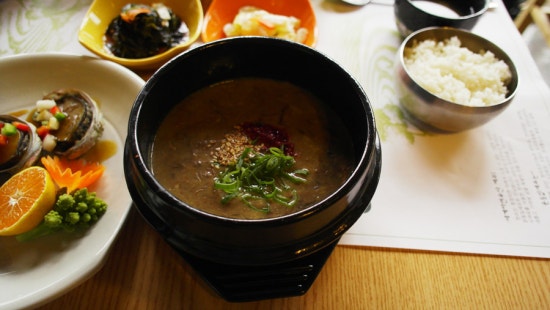 녹차칼국수 이미지