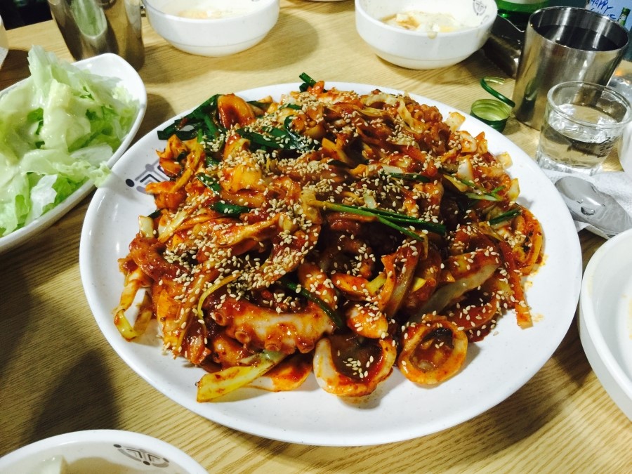 불타는낙지 이미지