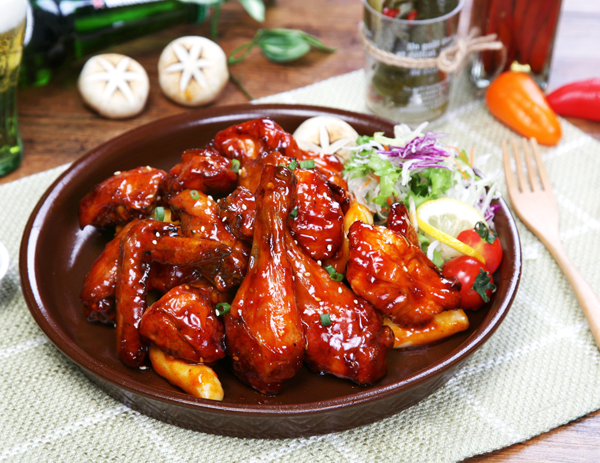 바베큐치킨 이미지