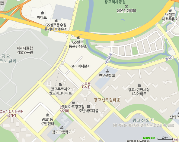 도청로삼거리(동수원방향) 이미지