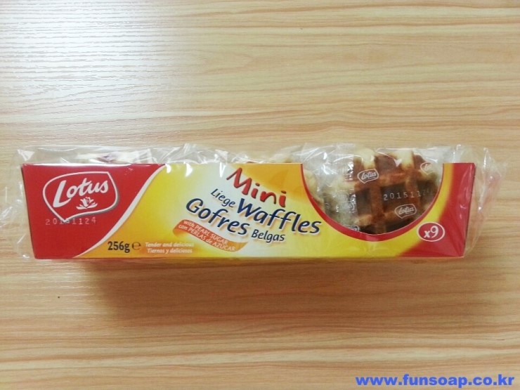 로투스 미니 와플 귀여워요..ㅠㅠ ( lotus mini liege waffles ) 네이버 블로그