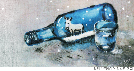 흰당나귀 이미지