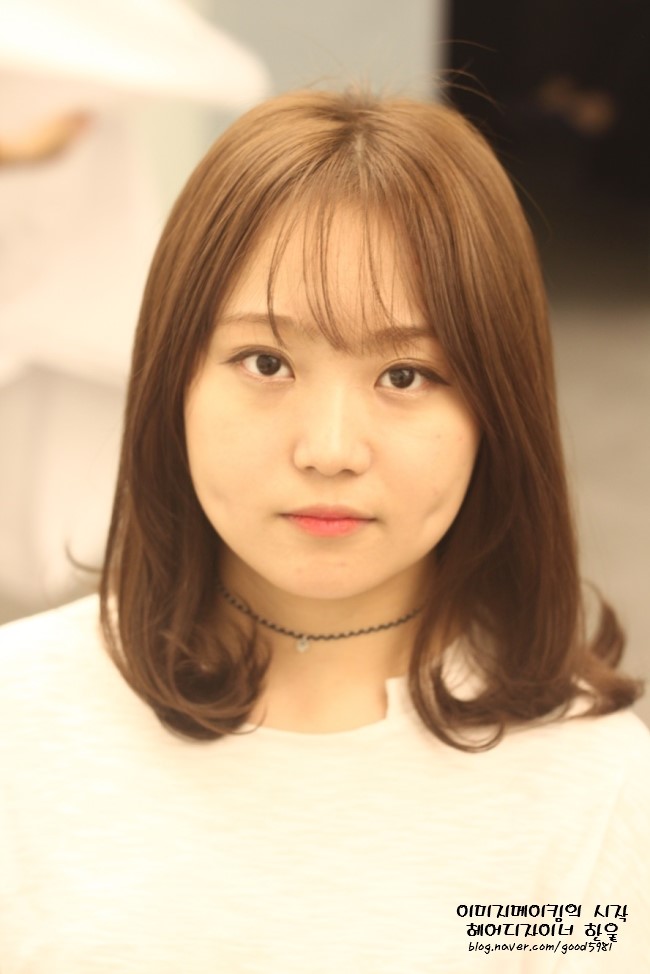 통통한여자 머리&통통한 얼굴 단발 머리,둥근얼굴 헤어스타일~복구염색은Aluu(알루) 한울부원장과 함께!! : 네이버 블로그