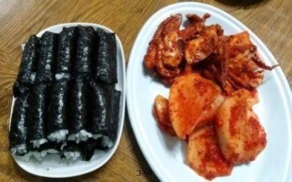 충무김밥 이미지