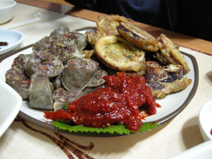 아바이순대 이미지