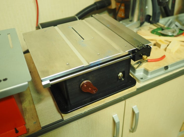 Byrnes Table Saw 톱날높이 조정 레버만들기 업그레이드 네이버 블로그