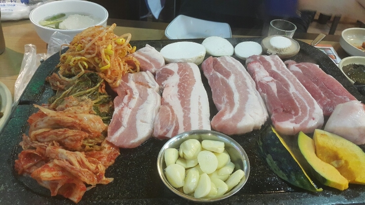 삼겹살에소주한잔 이미지