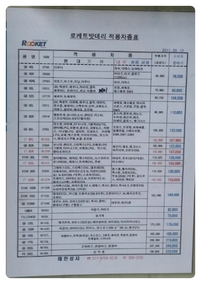 화성밧데리할인점 이미지