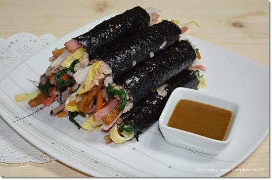 여기, 김밥 이미지