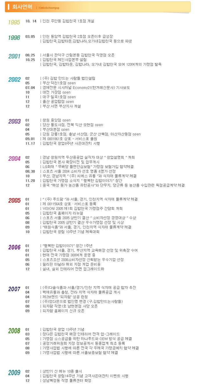 오가네김밥천국 이미지